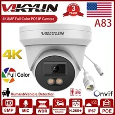 20PACK Vikylin Full Color 4K 8MP IP67 IP POE Camera Human/Vehicle Detection Lot
