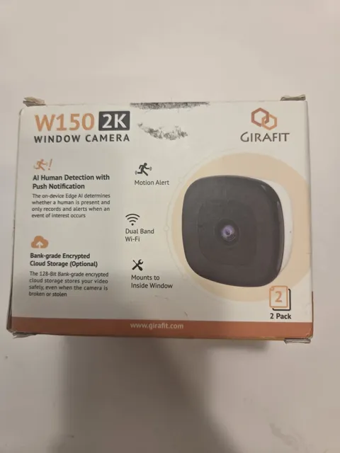 Girafit 3MP 2K Window Camera,2.4GHz & 5GHz WiFi Indoor Cameras for Home Security