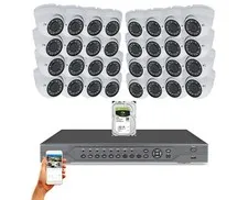 Evertech 32 Channel HD Security CCTV Camera System 8TB HDD Continuous Recording
