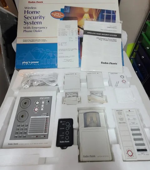 NOS Radio Shack Wireless Home Security System 48-2551 Receipt 1997 for $225!