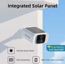 Solar Camera 100% Security Outdoor - Wire-Free Security Cameras Wireless Outdoor