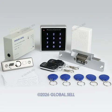 Remote Controlled RFID Door Access Control Kit+ Electric Strike Lock+ Doorbell