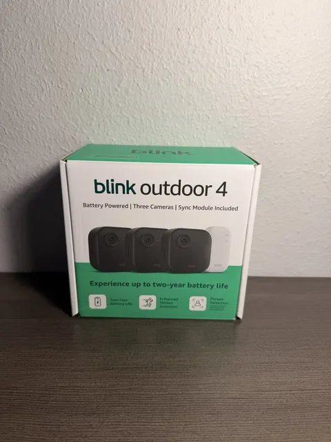 Blink Outdoor 4 Wireless Battery Outdoor Cameras 3-Pack w/ Sync Module