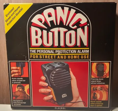 Vintage Panic Button Personal Protection Alarm for Street & Home Use by Clairol