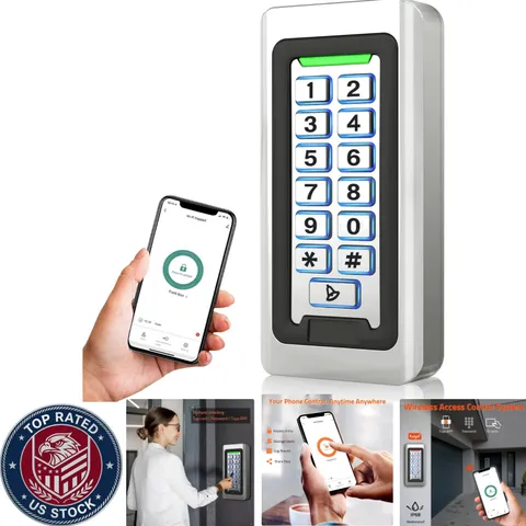 Reliable Outdoor Wireless Entry Keypad - Supports 2000 Users with Remote Control