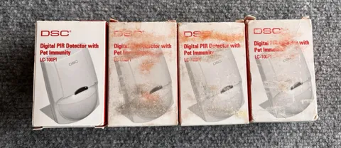 DSC LC-100-PI PIR Motion Detector With Pet Immunity - (Lot of 4) New!!!!