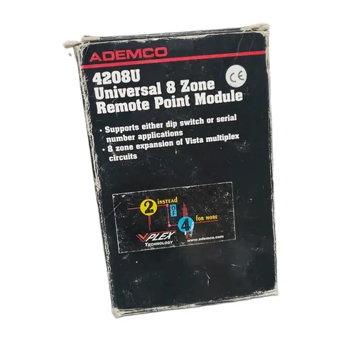 ADEMCO 4208U 8 Zone Remote Point Module, Dip Switch or Serial Number