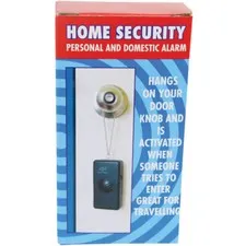 DOOR KNOB ALARM PERSONAL ALARM HOME SECURITY SAFETY BURGLAR ALARM 2 n 1 