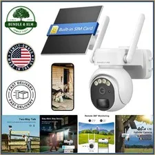 360° Rotating Wireless Security Camera with Free Cloud Storage for Surveillance