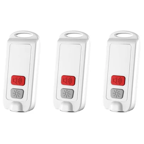 3X Personal Alarm,Safety Alarm for Women with SOS LED Light,130DB Siren,8670