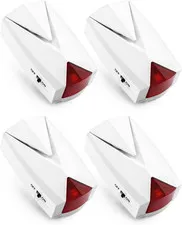 4X Power Failure Alarm 118dB Siren LED Light AC 110-220V Battery Backup Alert