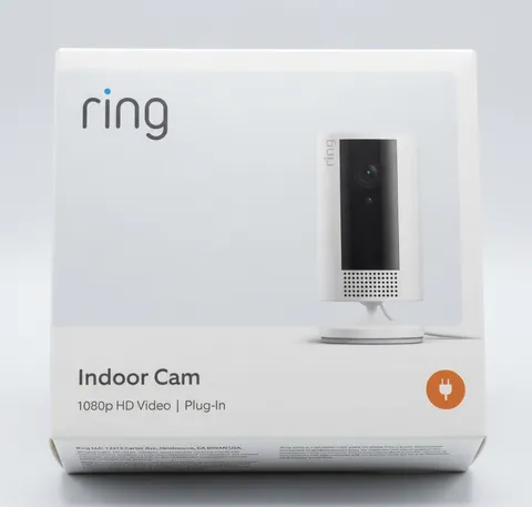 NEW! Ring Indoor Cam 2nd Gen (B0B6GLQJMV) Wi-Fi 1080p FHD Indoor Camera - White