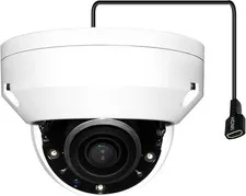 5MP HDMI Security Camera Direct Plug TV Display Zero Lag IP66 NDAA Alarm No Fees