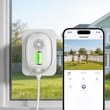 No Drill Window Security Camera, 2.5K 4MP Wireless/Wired WiFi Indoor/Outdoor ...