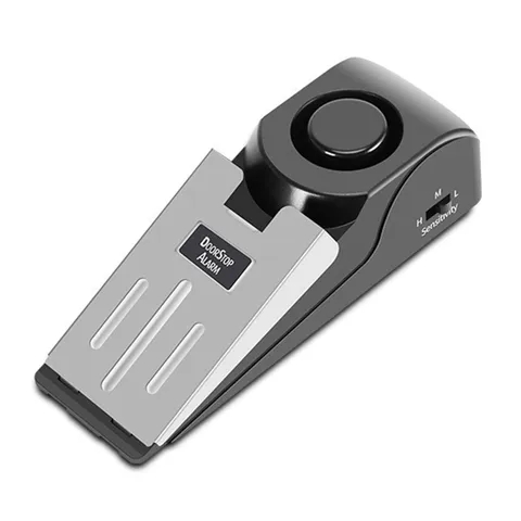 Door Stop Alarm Anti Theft 120db Siren Portable Door Stopper Security Alarm For