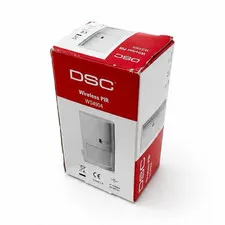 DSC WS4904 Wireless PIR Motion Sensor, Indoor Wall Mount, White