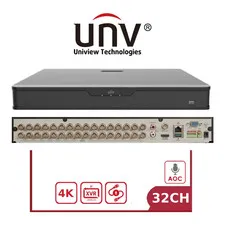 UNV 4K UltraHD 32-Channel Hybrid XVR Supporting 32 TVI/AHD/CVI/CVBS Inputs