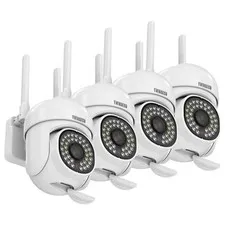 2K 3.0MP Outdoor WiFi PTZ Security Camera, 2.4G&5G WiFi, Auto Tracking, 2 Way...