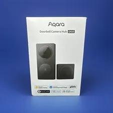 Aqara - Video Doorbell Camera - Wired/Battery Powered - Hub G410 - Black