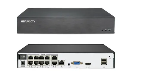 HEFLYCCTV 10 Channel NVR 4K Support 10 x 8MP6MP5MP4MP2MP1080P