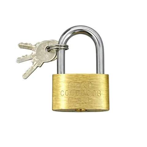 1" x 1.4" Solid Brass Padlock with 3 Keys Heavy Duty Lock