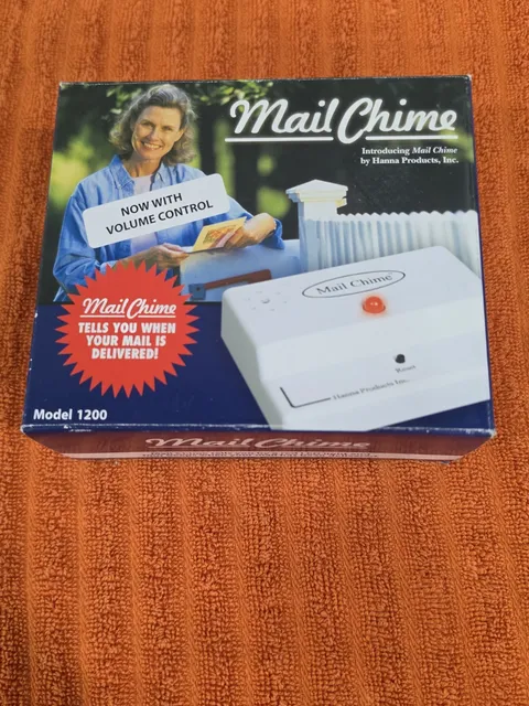 Mail Chime, Mailbox Alert, Mailbox Alarm, Wireless Mailbox Alert Model 1200