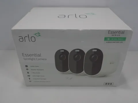 Arlo Essential Series Spotlight Wireless Cameras - 3 Pack (VMC2330W-100NAS)