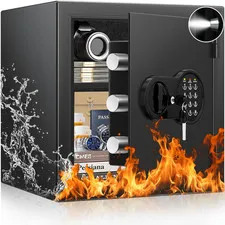 2.0 Cuft Fireproof Safe Box for Home,Digital Keypad,35-Min Fire Protection | 35-
