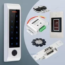 HOMSECUR Weatherproof WIFI Fingerprint RFID Access Control Set Lock APP Unlock