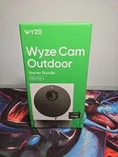 Wyze Cam Outdoor Starter Bundle Wire-Free W/32GB Memory NEW Sealed WVOD1B1MSD32