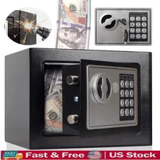 Digital Safe Box Keypad Lock Security Home Office Electronic Cash Jewelry Gun US