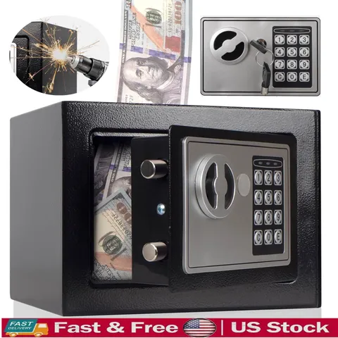 Digital Safe Box Keypad Lock Security Home Office Electronic Cash Jewelry Gun US