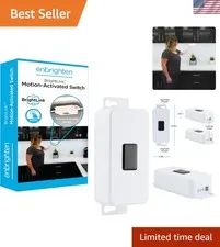 Compact BrightLink Motion-Activated Switch for Smart Home Lighting Solutions