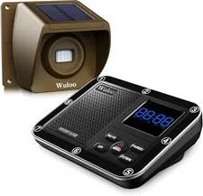 Solar Driveway Alarm Wireless Outside 1800ft Range, Outdoor Motion Sensor