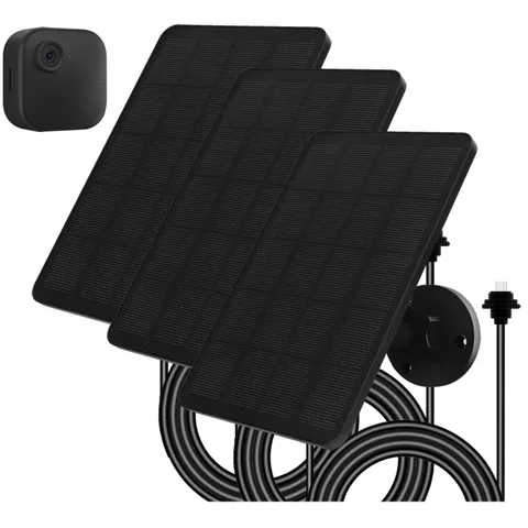 Efficient Solar Charger for Blink Camera - 3 Pack