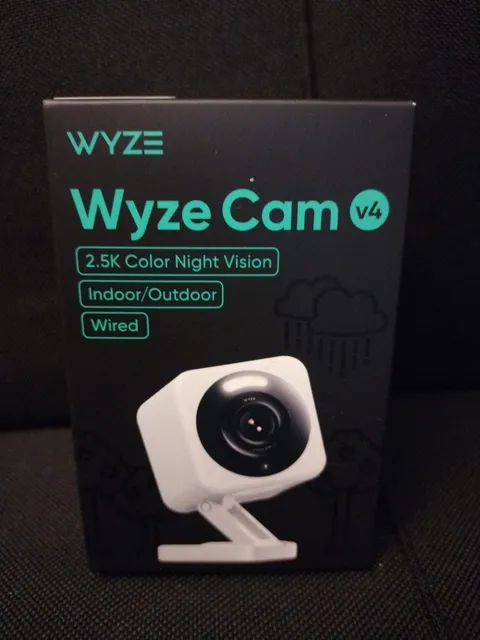 Wyze Cam v4 - 2.5K QHD Indoor/Outdoor WiFi Smart Security Camera