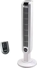 Lasko Oscillating Tower Fan with Remote Control and Timer - Quiet Standing Fan f