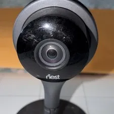 Nest Nest Cam 1080p Indoor Wi‑Fi IP Camera, Black, Stand, Google Assistant