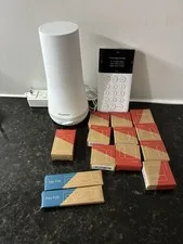 15 pc SimpliSafe System 10 entry 1 Panic 1 Keypad 2 Keyfob Base NEW