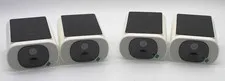 Ansque Solar Security Cameras Wireless Outdoor 4-Cam-Kit *READ DESC* PC1464860