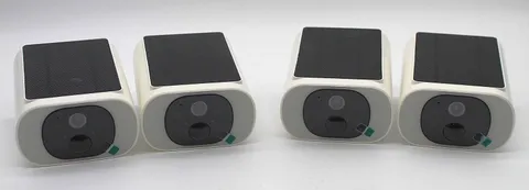 Ansque Solar Security Cameras Wireless Outdoor 4-Cam-Kit *READ DESC* PC1464860