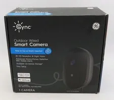 GE Cync Outdoor Smart Camera CAMODWD3MW1-1P