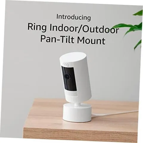 Indoor/Outdoor Pan-Tilt Mount for Ring Outdoor Cam (Stick Up Cam) White