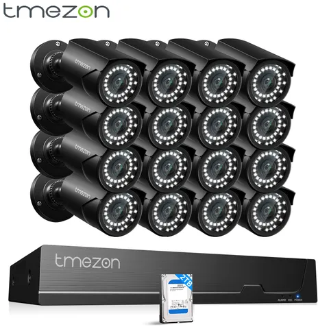 8MP Home Camera System POE NVR Kit Full HD Human Detection Wide Angle New