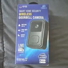 POWER TO GO-SMART HOME SECURITY WIRELESS DOORBELL CAMERA / NEW IN BOX