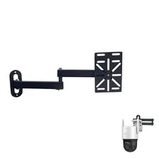 Movable LShaped Dome Security Camera Wall Mount Bracket 7.8x7.8 Inch Holder
