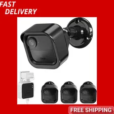 Blink Outdoor 4 Security Camera 3 Pack Weatherproof 360° Mount Sync Module 2
