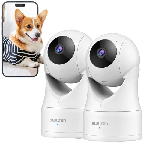 Indoor Security Camera 2K, 360° Cameras for Home Security with Motion Detecti...