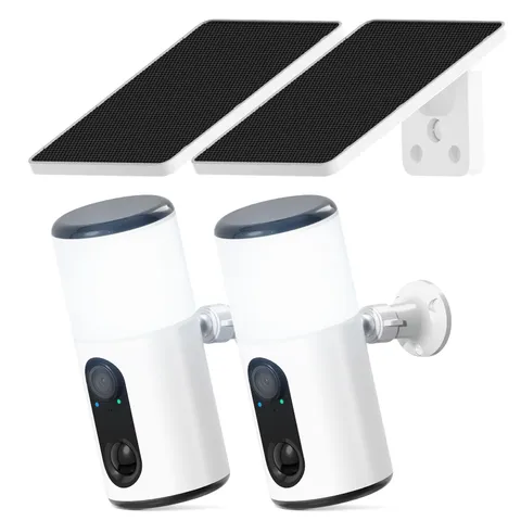 ANRAN 3MP Solar Security Camera System Wireless Outdoor Audio Color Night Vision