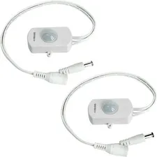 2 Pack  BS010WL PIR Motion Activated Sensor Switch,Dc 12V~30V 3A Occupancy Senso